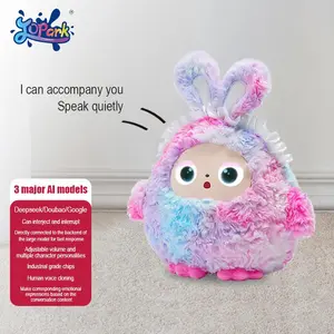 Jopark,Smart Talking Toy Doll,Pink Plush,Voice Chat, Interactive Games,Emotional Support, Storytelling,Games, Singing,Multilingual Learning,Interactive,Gift,Soft Stuffed,Cute，Collection，Comfort,Kid，Child Gift，Girlfriend，Teen，friend，Festival，Birthday