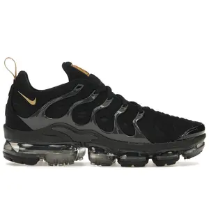 Nike Men's Air VaporMax Plus Black Metallic Gold Anthracite Running Shoes, from StockX