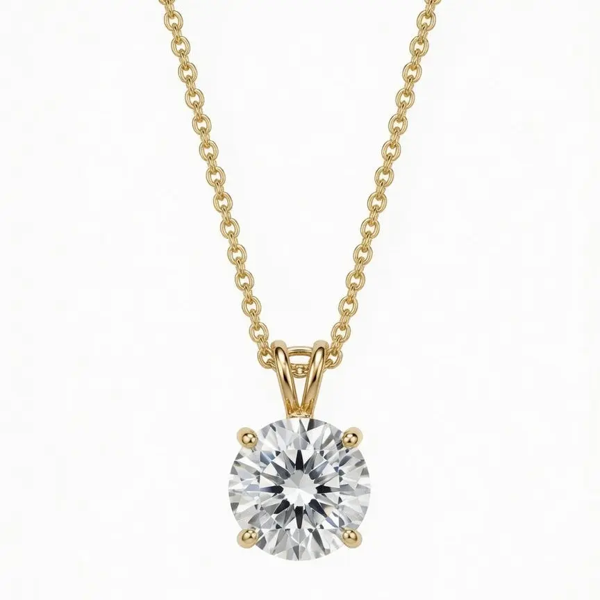 Celeste Solitaire Necklace