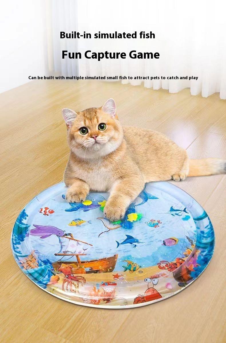 Summer Cooling Pet Water Bed Cushion Ice Pad Dog Sleeping Square Mat For Puppy Dogs Cats Pet Kennel Cool Cold