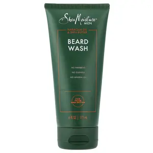 SheaMoisture Men, Beard Wash, Maracuja Oil & Shea Butter, 6 fl oz (177 ml)