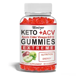 Himiyer Keto ACV Premium Gummies 750mg Apple Cider Vinegar 40mg Beetroot 40mg Pomegranate 60 Capsules for Health & Wellness Natural Dietary Supplement - Vitamins