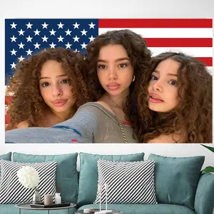 kalogeras sisters Flag USA flag 3x5 Ft For Outdoor indoor, kalogeras lconic American flag Tapestry for Bedroom Living Funny Decor Gift Hanging