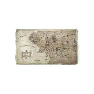 Lightweight Scarf Map of Middle Earth Lord of the Rings