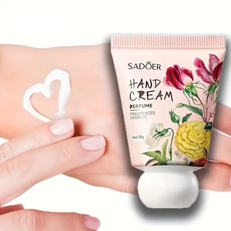 30g Camellia Glycerol Hyaluronic Acid Hand Cream Travel Size, Hand Moisturizer, Hypoallergenic, Moisturizing, Hydrating and Smooth, Long-Lasting Moisturizing Balm