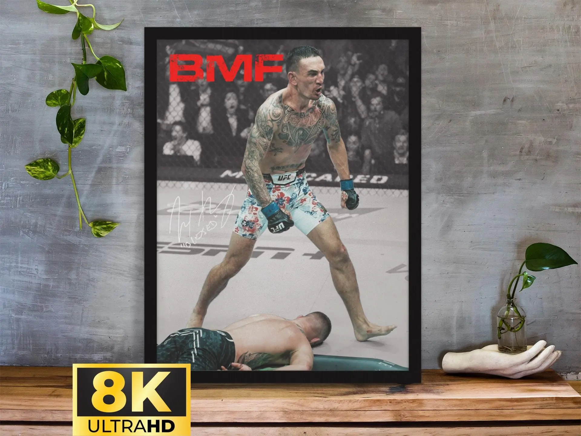 Max Holloway, UFC 300, POSTER UNFRAMED, UFC POSTER UNFRAMED, POSTER UNFRAMED Ideas, American Fighter POSTER UNFRAMED, Motivational POSTER UNFRAMEDs, Wall Decor, MMA POSTER UNFRAMED