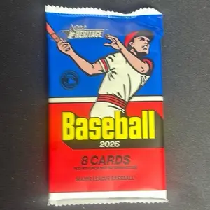 2026 Topps Heritage Baseball Card Collectible Pack