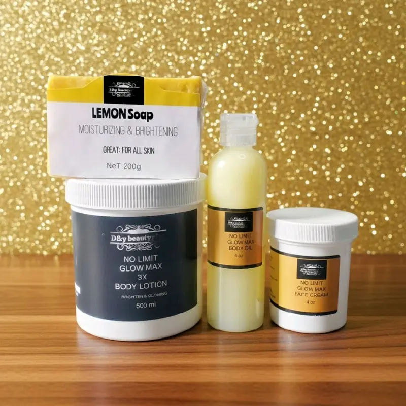 NO LIMIT GLOW MAX 3X Skin Repair- 5X 2choukayy Brightening Set