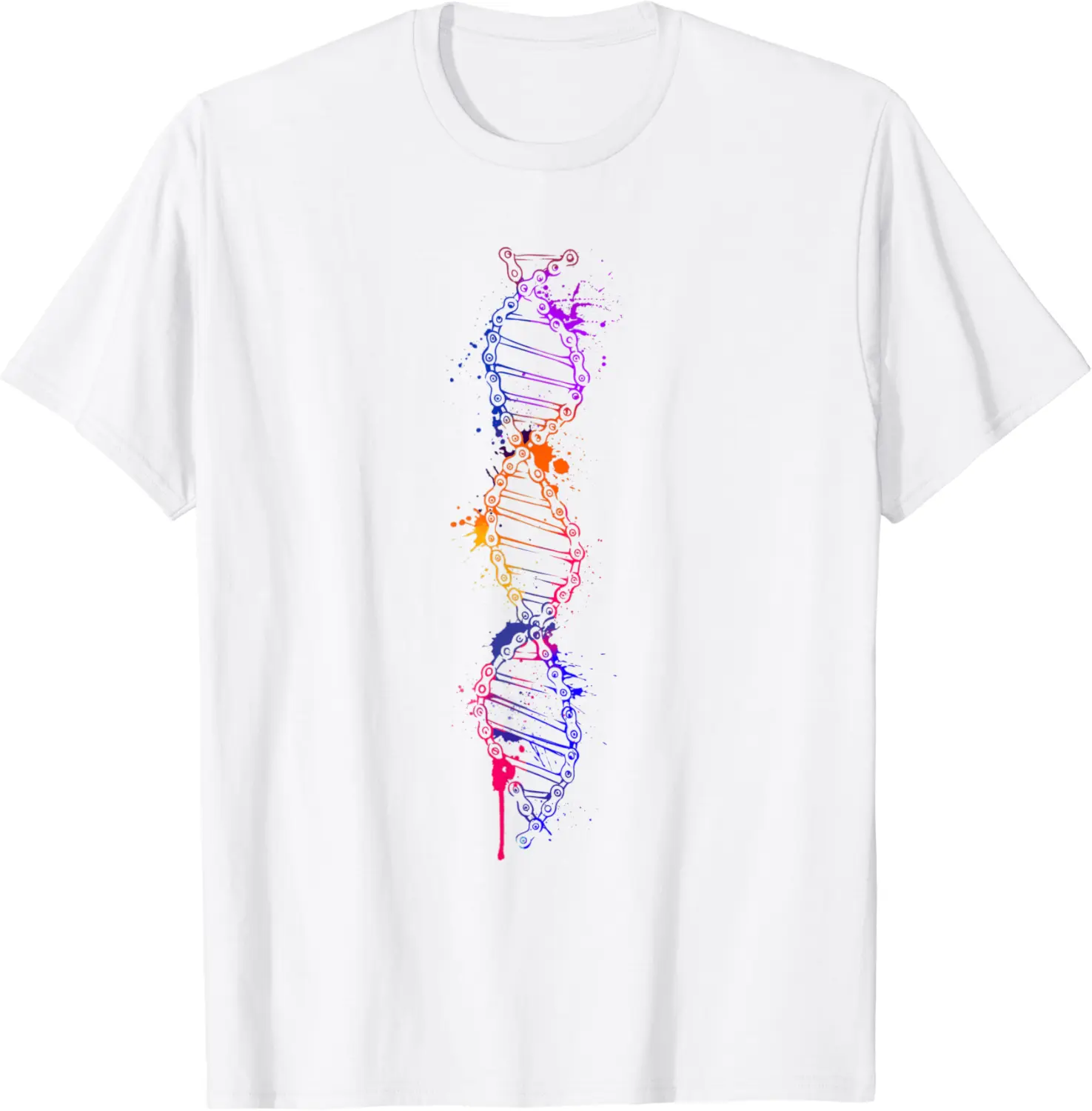 Cycling DNA Cyclist Man Bicycle Rider Mountain Bike Racer T-Shirt - Nicolelebro Shop 27B09MBJN65Y