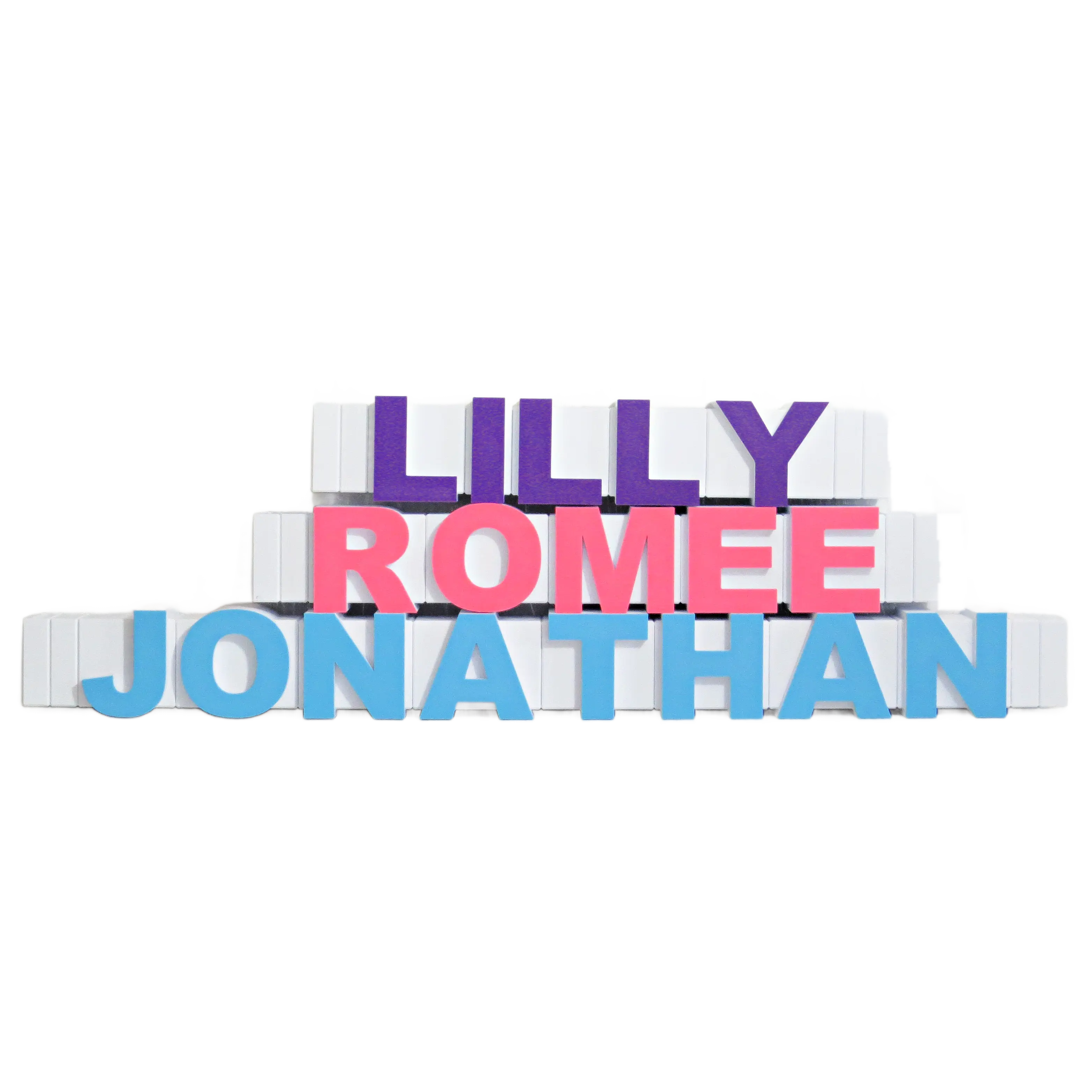 Personalized 3D Printed Name Piggy Bank – Custom Color Letters Kids Money Box