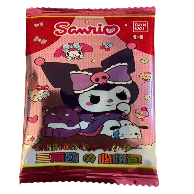 (2 Pack) Sanrio X Bandai Heart Joy Collectible Card Pack 5 Cards with Rarity Tiers