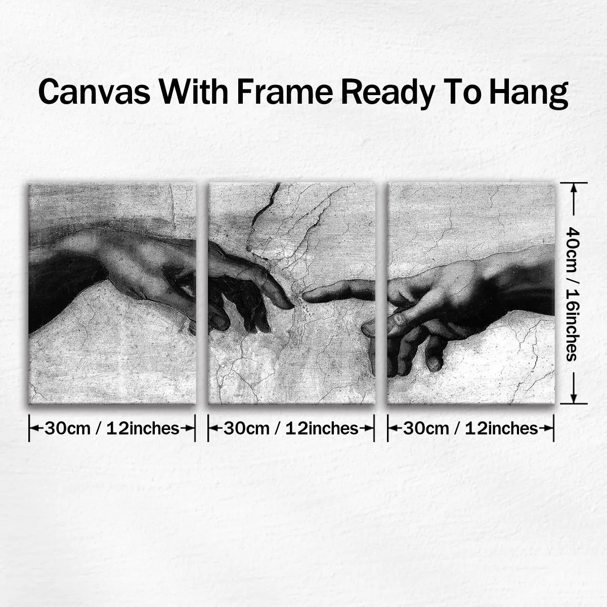 Wooden Framed Canvas Painting, 3 Counts/set Hand Pattern Wall Art, Modern Art Wall Decoration, Home Decoration Canvas Prints Poster, Solid Wooden Frame, Artistic, Universal Aesthetic Wooden Framed Canvas Painting, 3 Counts/set Hand Pattern Wall Art, Modern Art Wall Decoration, Home Decoration Canvas Prints Poster, Solid Wooden Frame, Artistic, Universal Aesthetic