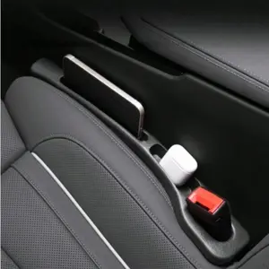 2-Pack Car Seat Gap Fillers, Side Gap Filler, Double-sided design with storage space, fits cars, SUVs, filling the gap between the seat and the console, Car seat organizer, vehicle storage tool, Multifunctional car organizer, Car Storage Organizers