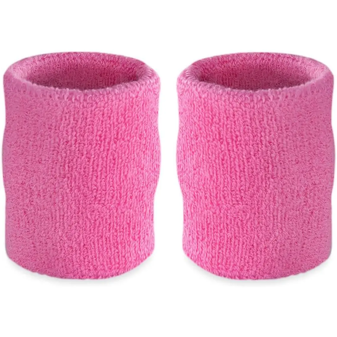 Suddora Arm Sweatbands, Absorbent and Breathable Thick Cotton Bands for Working Out, Gymnastics, Basketball, Tennis, and Football, Multiuse 4-Inch Wristbands for Costumes and Cosplay Suddora
