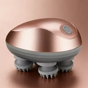 USB Rechargeable Octopus Claw Scalp Massager with Vibration & Kneading Modes, Portable Electric Head Relax Tool for Stress Relief, Suitable for Home Travel & Salon Hair Care