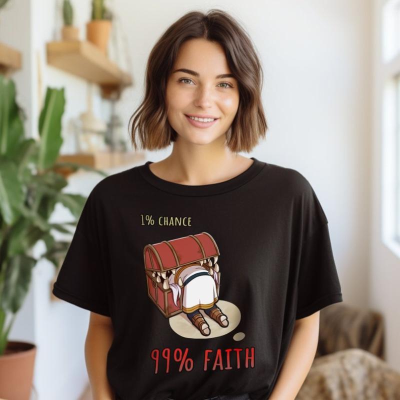 Frieren x Mimic T-Shirt - Unisex - Soft, lightweight, funny, cute anime shirt Casual Breathable