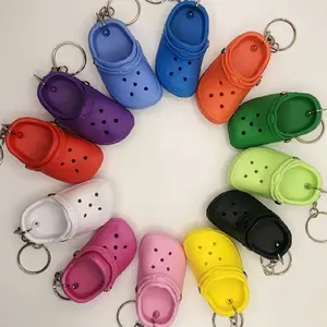 Mini Clog Shoe Keychain - Colorful Keyring in Assorted Colors for Everyday Use