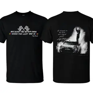 Kyle Busch" Racing Quote If You Ain't First You're Last Comfort Color T-Shirt, Ring-Spun Cotton Soft-Washed Trendy Tops Perfect Gift Cotton Graphic Tees Summer Cotton Top