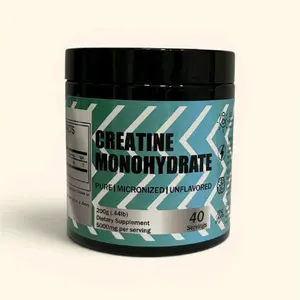 Creatine Monohydrate Powder, Unflavored Micronized Creatine Supplement for Muscle Growth & Recovery (Fitness Enthusiasts, Athletes)