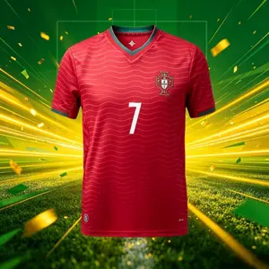 2026 Portugal Home Away 7# Cristiano Ronaldo Short Sleeve Soccer Jersey Fans Version Breathable