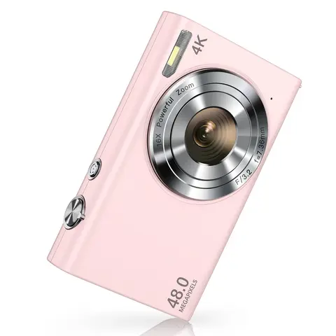 48MP 4K Digital Camera 16X Zoom Digital Camera with 32G TF Card & Charging Cable & Operating Manual, High Definition HD Camera Digital Camera for Outdoor Sports, Beginner Digital Camera, Compact Portable Camera, Digital Portable Camera, Electronic Camera