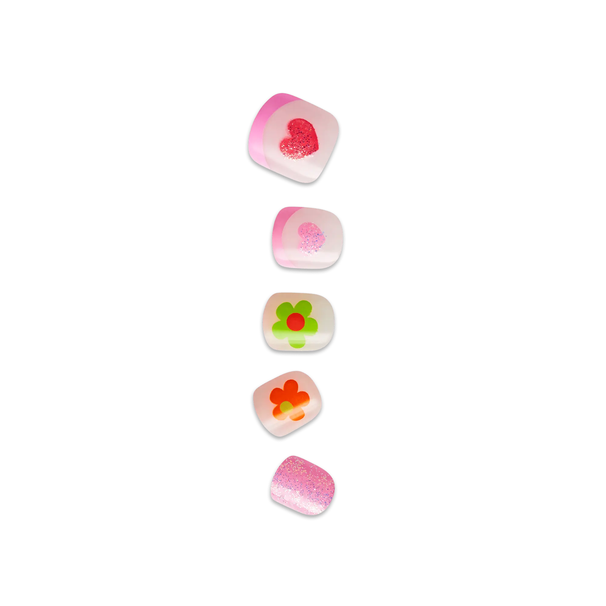 Impress Kids No Glue Fake Press On Nails - Fairy Song | Design, Pink, Kids, Squoval, Manicure
