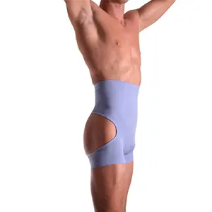 BfM Mens High Waist Tummy Control ButtLifter Thong Underwear