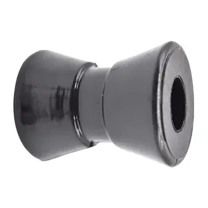 Marine City Black PU Bow Roller – 2-Inch Rigid, Shock-Absorbing Roller