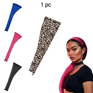 🎀Adjustable Mesh Crochet Wig Cap, Soft Breathable Long Tube, Elastic Stretchy Hair Cover, Reusable Styling Accessory, Daily Wear Salon Use