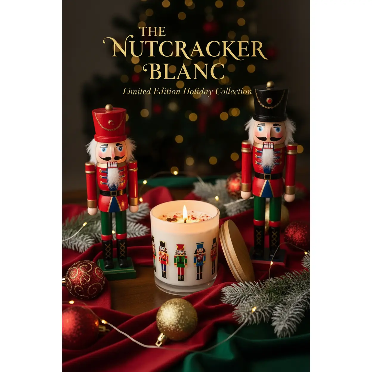 Nutcracker Holiday Christmas Candles