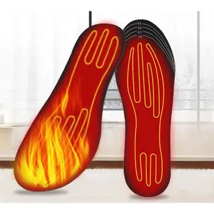 USB Heated Insoles, 45 ℃ -50 ℃   - Warm and Soft Comfort for Your Feet - Suitable for Men and Women, Adjustable Size, Safe Voltage, USB Powered Usage