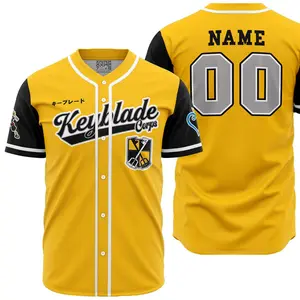 Personalized Keyblade Corps Sora Kingdom Hearts Baseball Jersey