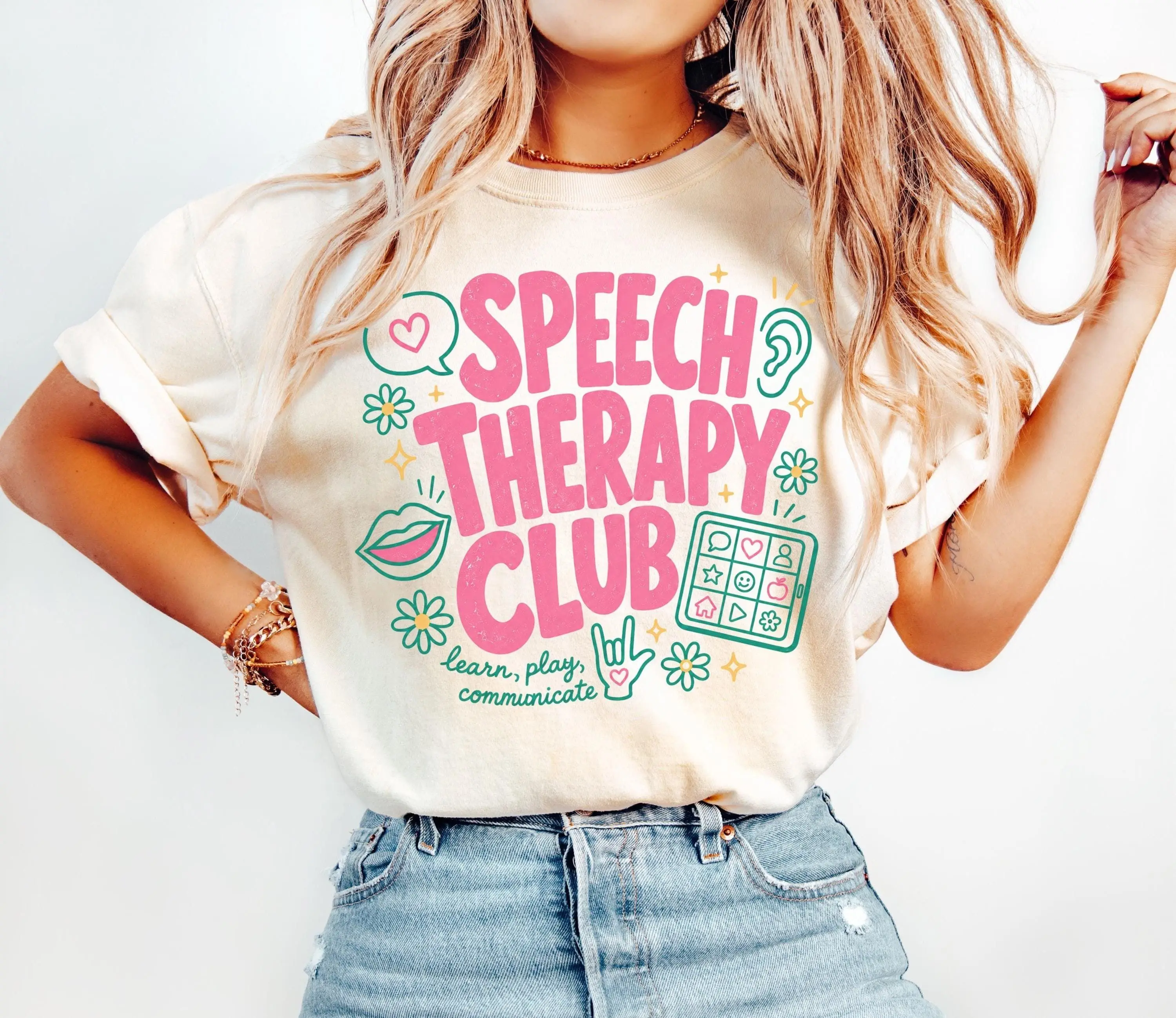 Speech Therapy Club Shirt, Speech Therapist Tees, SLP Tshirt, Gift for SLPA, Speech Language Pathologist, Language Teacher