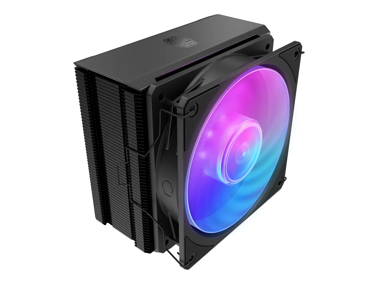 Cooler Master Hyper 212 3DHP CPU Air Cooler, 3DHP Heat Pipe Technology, Mobius 120 PWM Fans, Customizable aRGB Lighting, Quiet Operation, Easy Install, AMD Ryzen 7 AM5|4, Intel Ultra 7 LGA 1851|1700