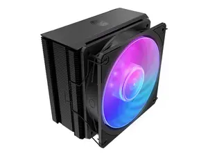 Cooler Master Hyper 212 3DHP CPU Air Cooler, 3DHP Heat Pipe Technology, Mobius 120 PWM Fans, Customizable aRGB Lighting, Quiet Operation, Easy Install, AMD Ryzen 7 AM5|4, Intel Ultra 7 LGA 1851|1700