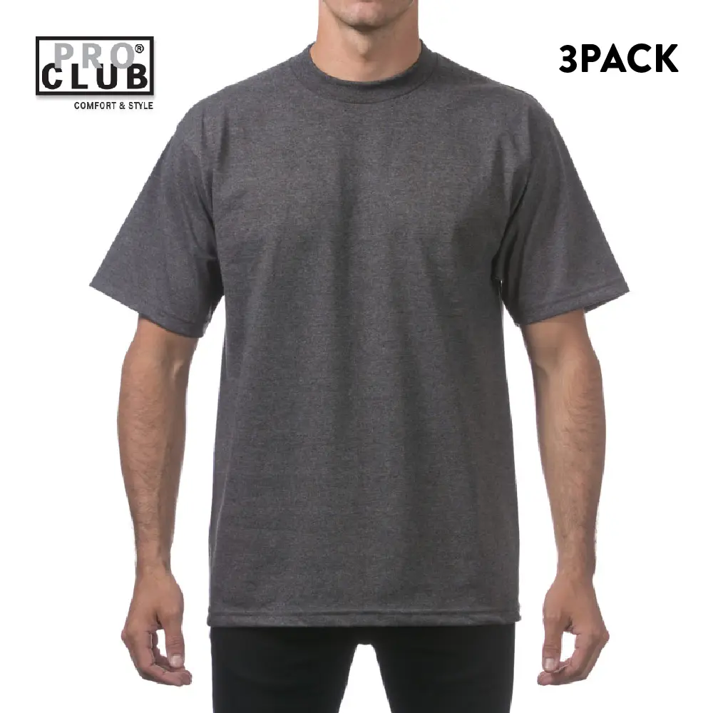 Heather Charcoal (3 Pack)