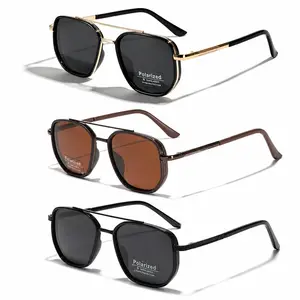Geometric Sunglasses Women Men, Double Bridge Summer Shades, UV Protection Fashion Eyewear, Lightweight Travel Sunglasses for Daily Use, Mothers Day Graduation Gift | SummerVibes