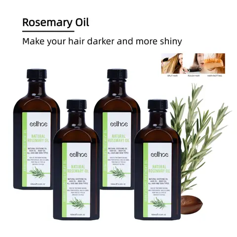 Rosemary Peppermint Hair Growth Oil for Haircare - Moisturizes, Supports Growth, Strengthens Follicles, Calms Irritated Scalp, Reduces Frizz - Lightweight Non-Greasy, Gentle Daily Use, Normal & All Hair Types, Adults, Perfume-Free Oil