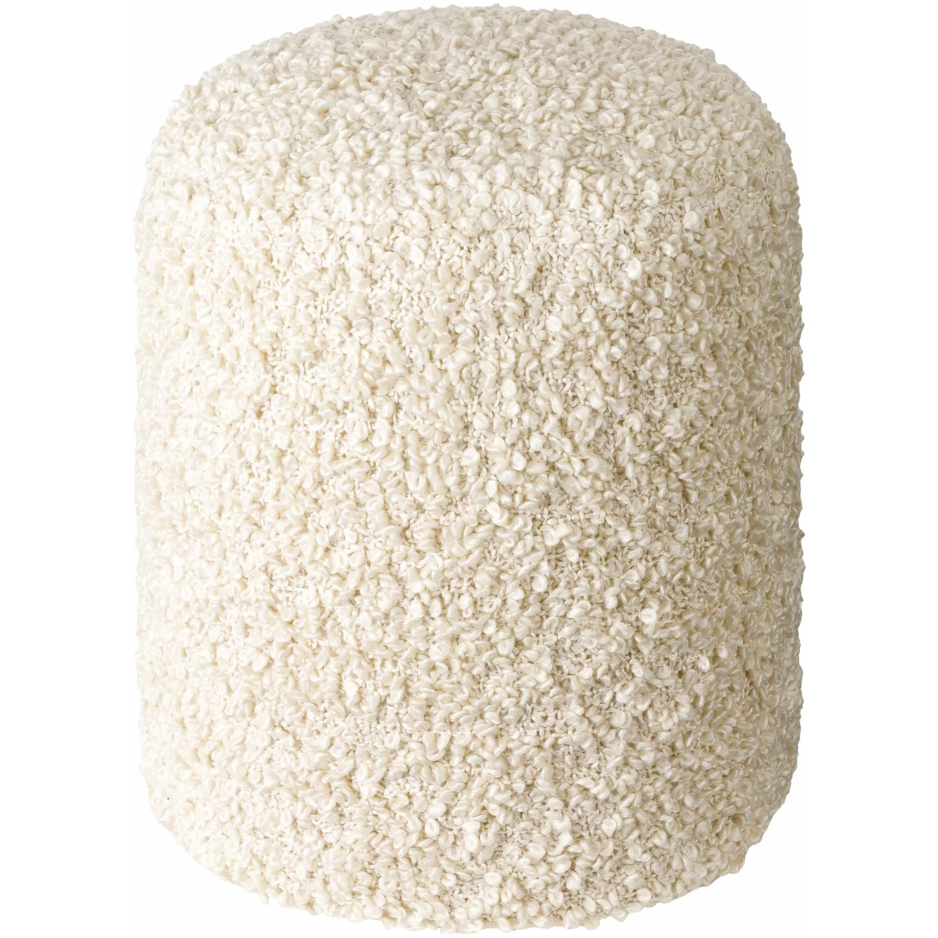 Kamarpukur Knitted Gray Cotton Pouf