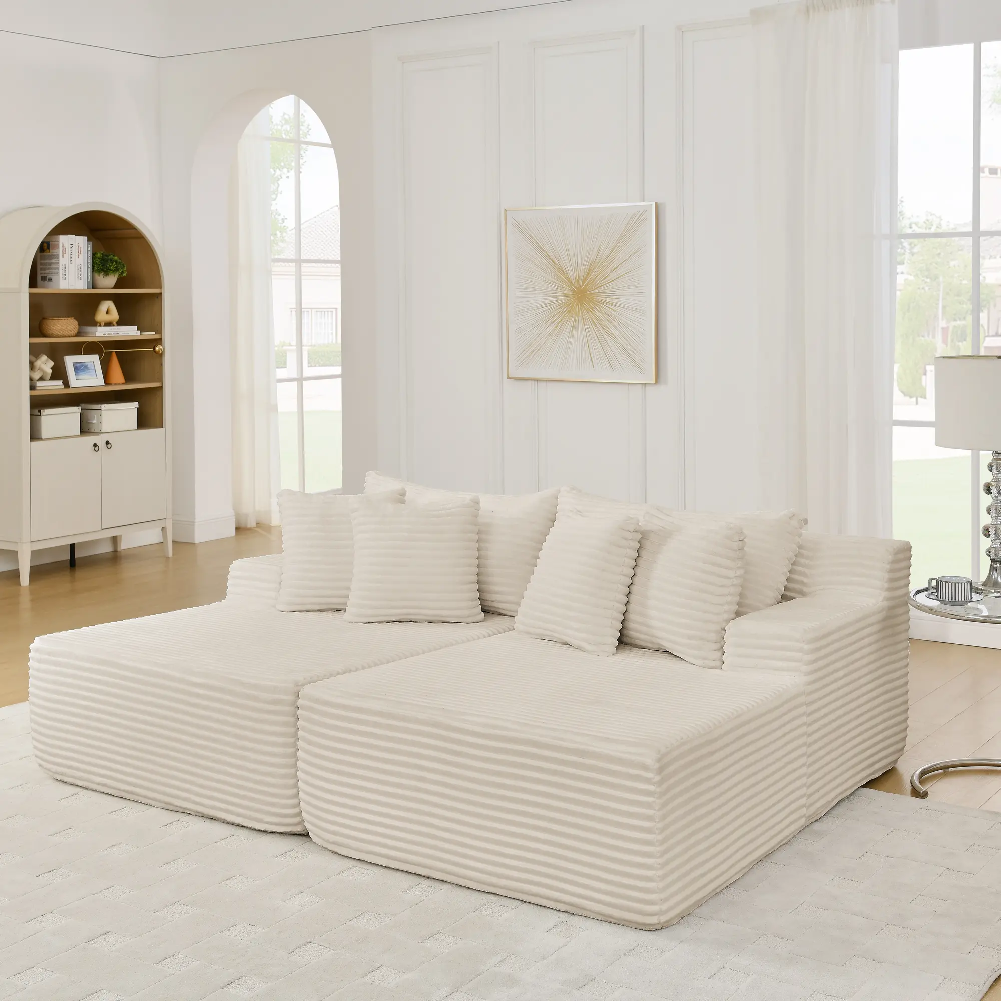 Beige + Foam + 2 seat 