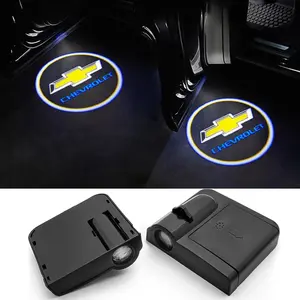 2 Pack Car Door Welcome Light LED HD Laser Projector Light for Chevrolet Captiva Cruze Spark Colorado Malibu Trax Z71 Aveo Orlando Lacetti Equinox Camaro Cavalier Epica Impala Tracker Nubira