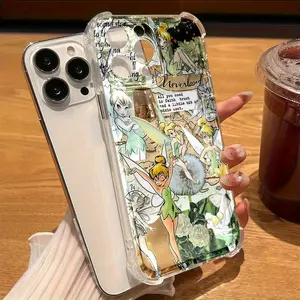 Authorized 1pc  Tinker Bell TPU Phone Case, Compatible with Iphone Models 11 Through 16, Making It an Ideal Birthday Present for Loved Ones, As Well As a Great Holiday Gift for Occasions Like Easter And Mother'S Day. charm gift Smartphone Cellphone