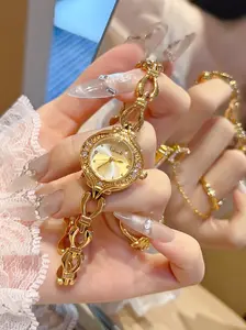 Women's Bracelet Watch with Diamond Dial, Fashion Jewelry Accessory, Perfect Gift, Elegant Design, Daily Use, Ladies' Fashion Item