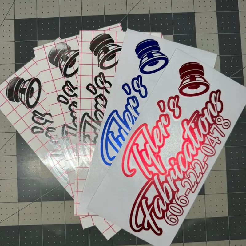 Custom decal Tyler’s Fabrications