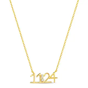 11:24 Sterling Silver Bible Verse Necklace