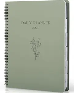 Beautiful 2026 Planner - 7" x 10" Daily Planner for Women or Men with Weekly & Monthly Spreads for Easy Planning - Perfect Calendar Book To Organize All Tasks and Boost Productivity
