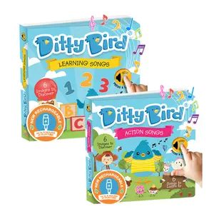 Ditty Bird USB-C Musical Books | ABC Song & Ants Go Marching 2-Pack | Learning & Action Songs | Toddler Toy 12M+ | TikTok Shop Exclusive