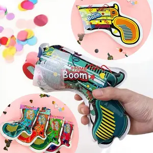 25PC Handheld Confetti Poppers Colorful One Time Use Firework Blasters for Party