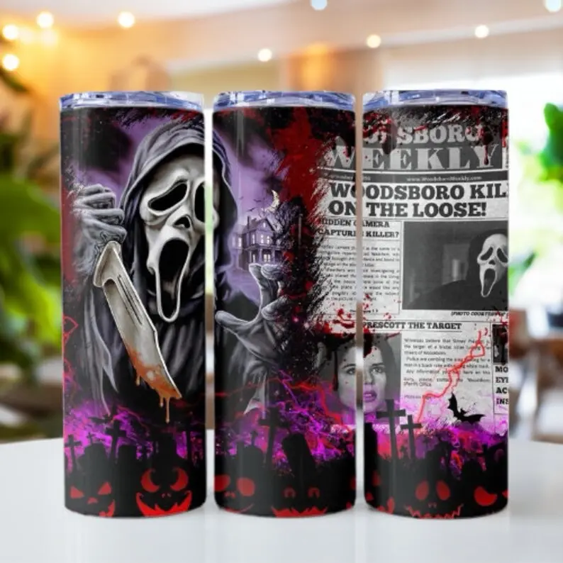 Scream Glow in the Dark Tumbler
