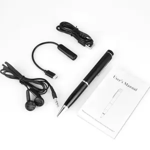 Digital Voice Activated Recorder 32GB Mini Hidden Audio Recording Pen Device New